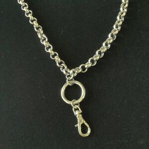 25” Silver Jewel Kade chunky cable chain necklace